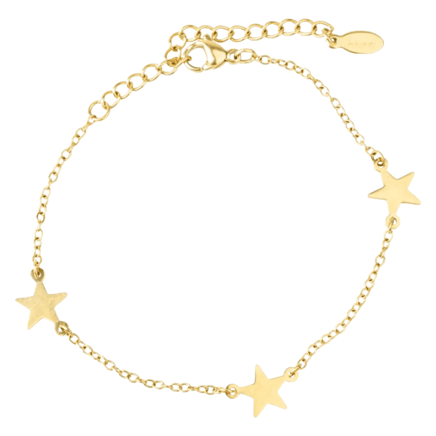 Timi of Sweden Majda Star Bracelet Stainless Steel Gold