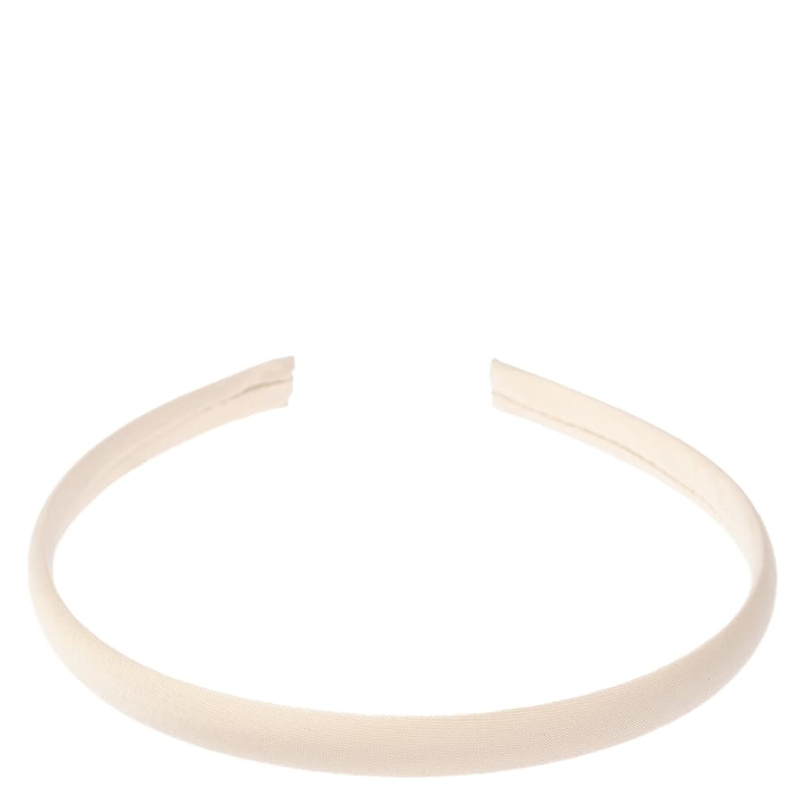DARK Satin Hair Band Thin Champagne