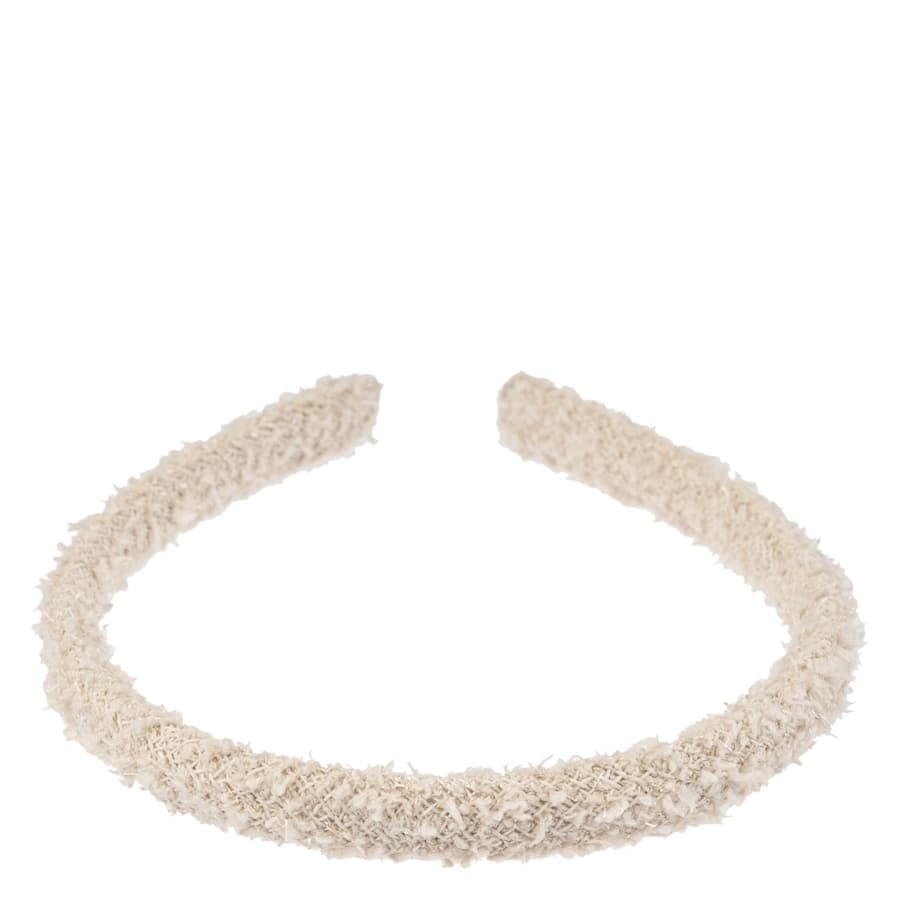 DARK Tweed Hiuspanta Ohut Hiekka