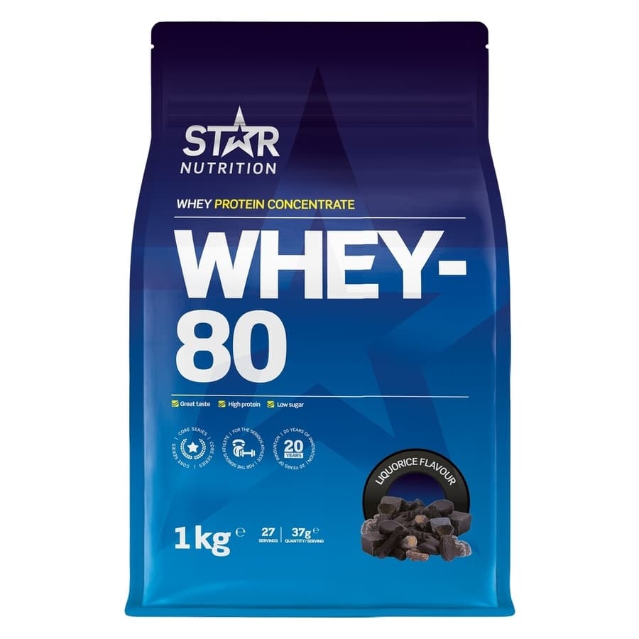 Star Nutrition Whey-80 Liquorice 1000g