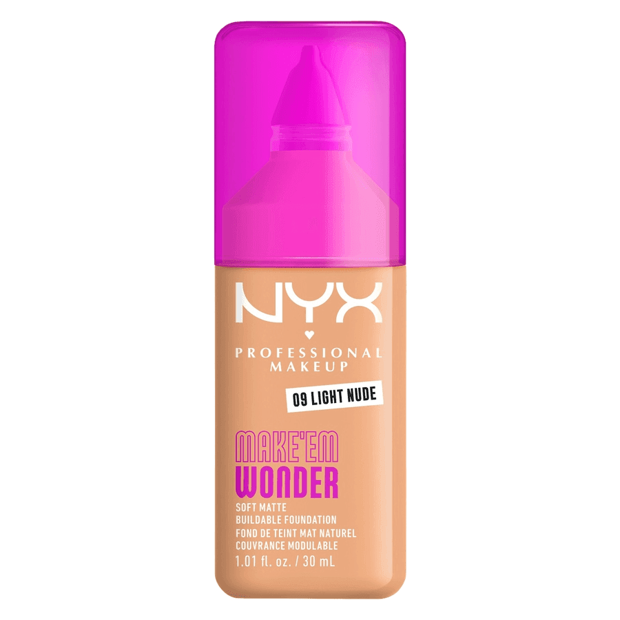 NYX Professional Makeup Make Em Wonder Foundation 09 Light Nude 2