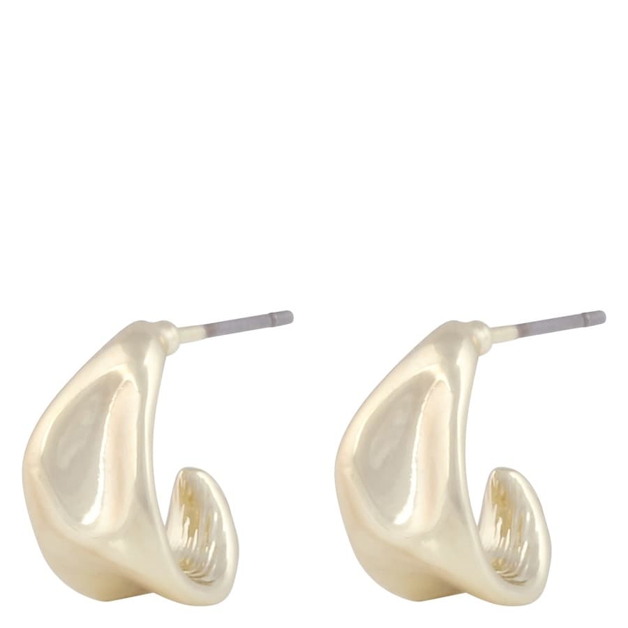 Snö Of Sweden Wave Ear Plain Gold Onesize