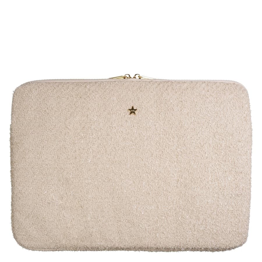 DARK Tweed Mac Cover Sand