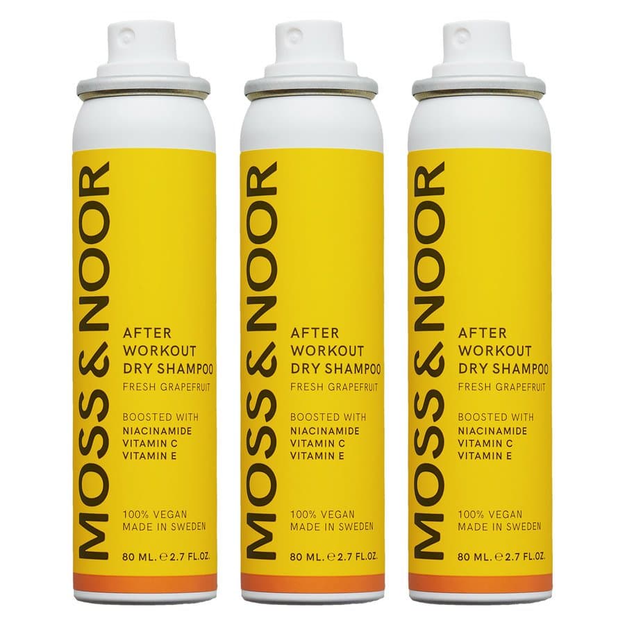 Moss & Noor After Workout Dry Shampoo Pocket Size 3 x 80 ml