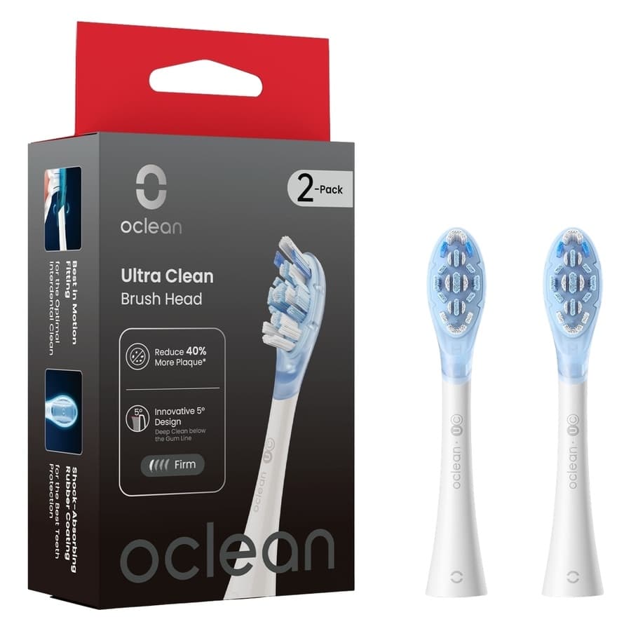 Oclean Ultra Clean Brush Head White 2pcs