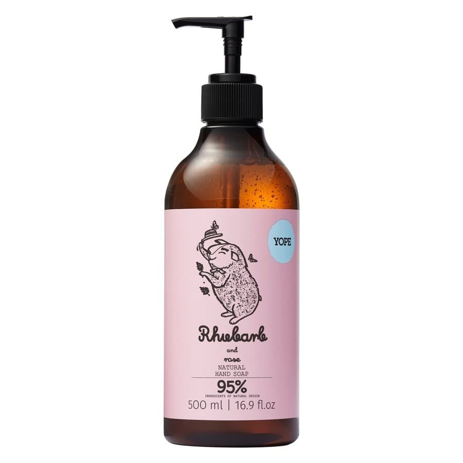 Yope Hand Soap Rhubarb And Rose 500ml