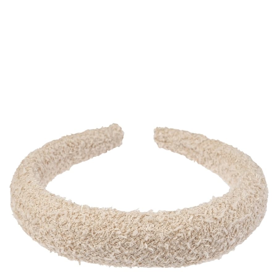 DARK Tweed Hiuspanta Leveä Hiekka