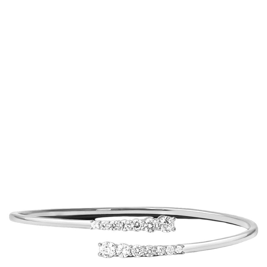 Muli Collection Aurora Bangle Bracelet Silver