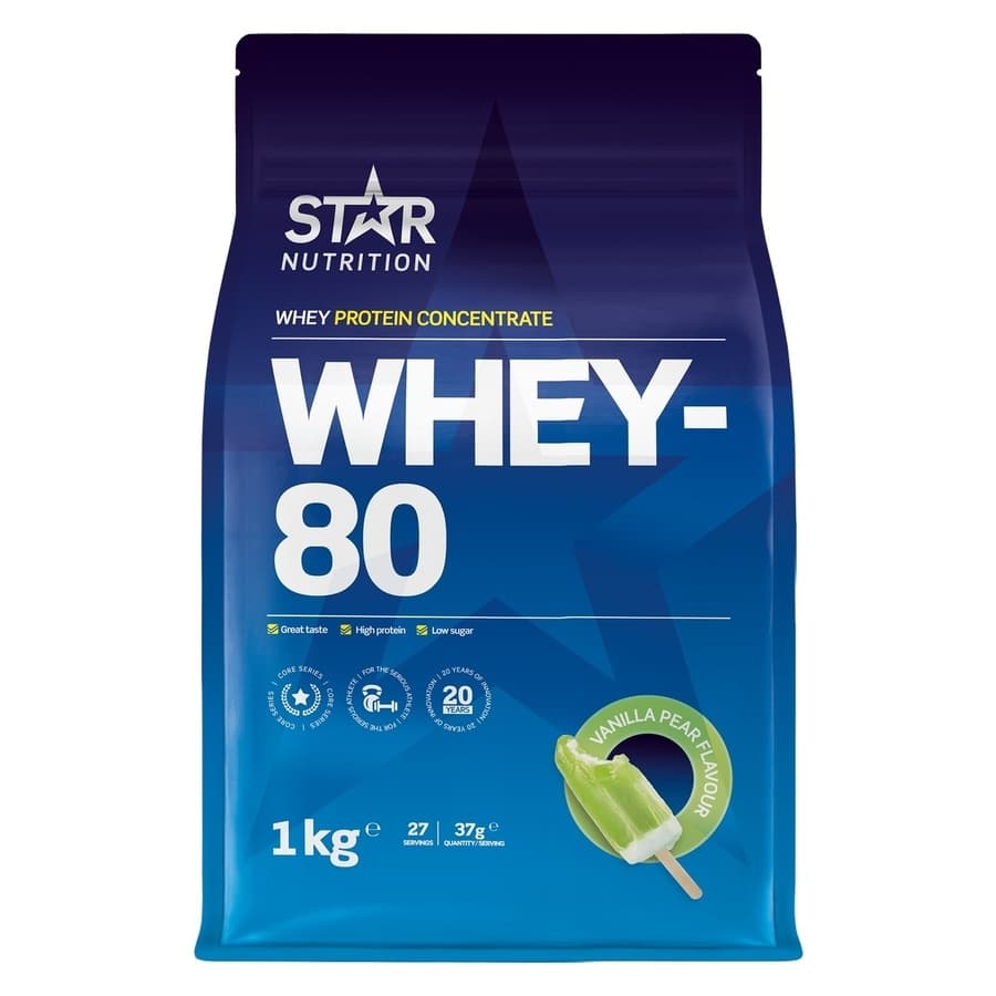 Star Nutrition Whey-80 Vanilla Pear 1000g