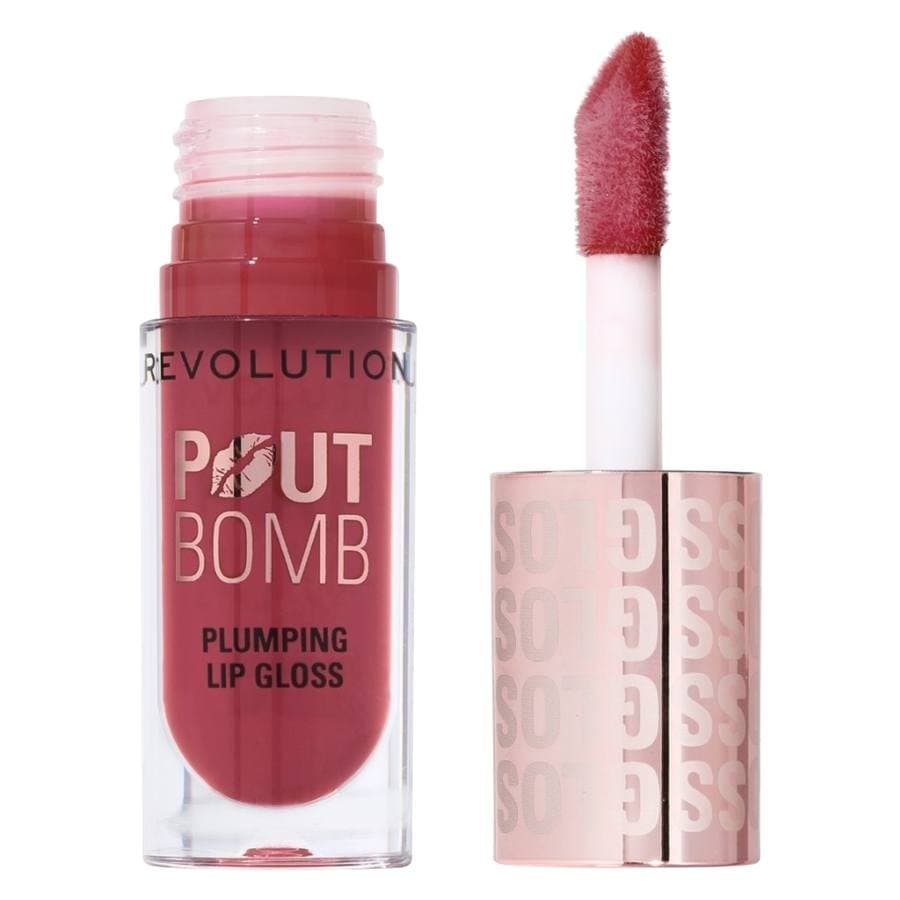 Makeup Revolution Pout Bomb Plumping Gloss 4,6 ml ─ Wild Mauve Pi