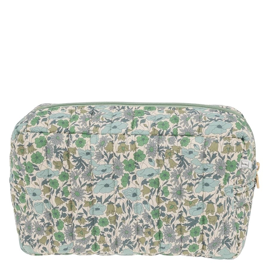 Bon Dep Pouch Square MW Liberty Poppy And Daisy Teal