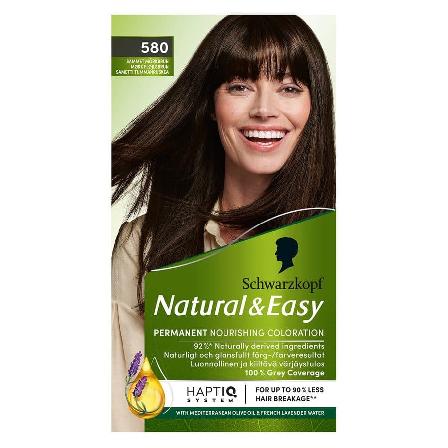 Schwarzkopf Natural & Easy 580 Velvet Dark Brown
