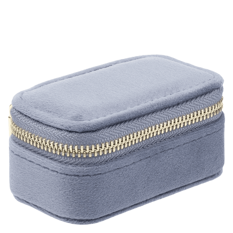 DARK Velvet Jewellery Box Micro Grisalle Blue