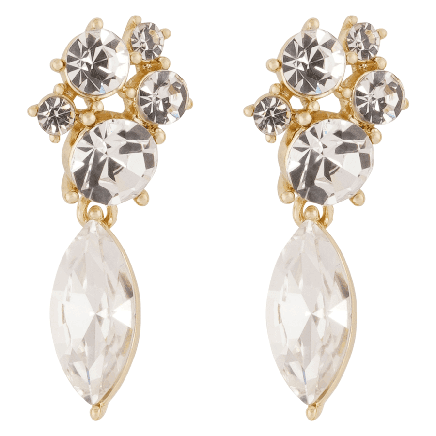 Snö Of Sweden Noctelle Pendant Ear Gold Clear Onesize