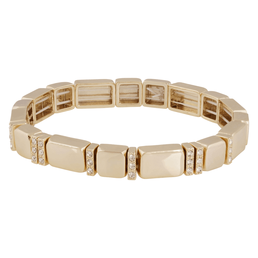 Snö Of Sweden Brick Elastic Line Crystal Brace Gold Onesize