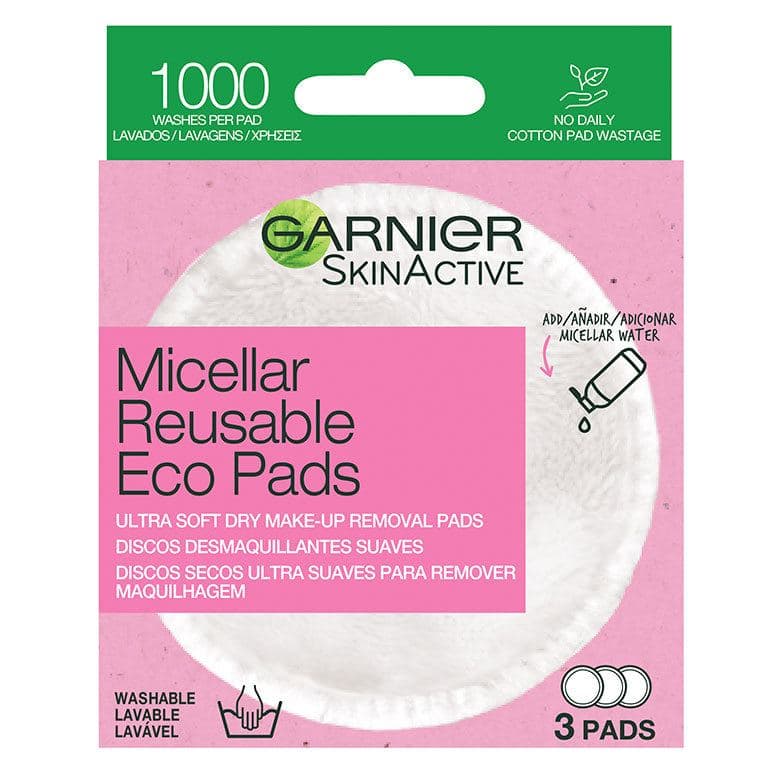 Garnier SkinActive Micellar Reusable Eco Pads 3 kpl