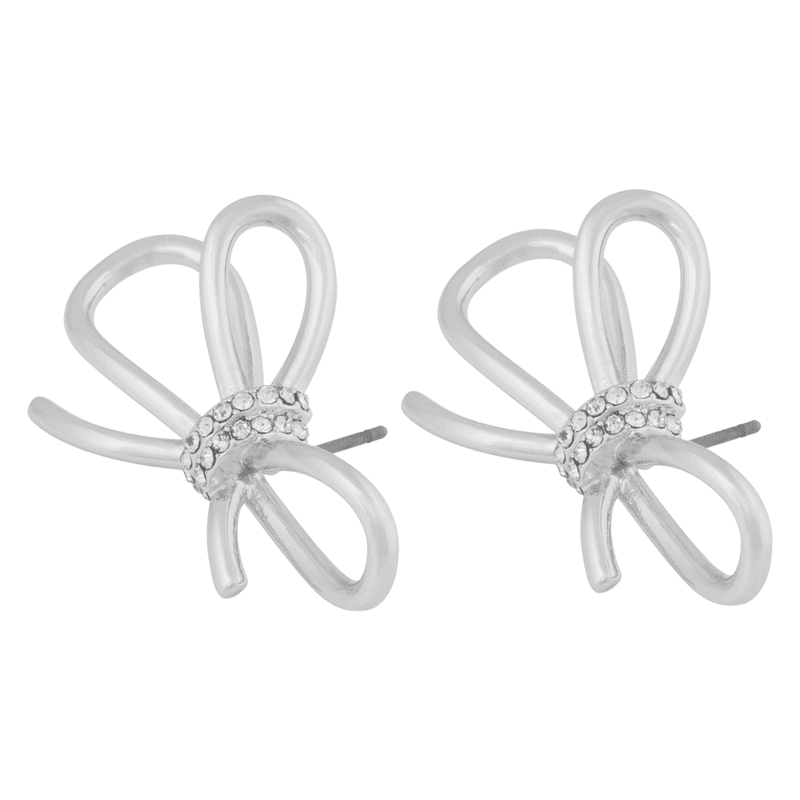 Snö Of Sweden Ribbon Ear SIlver Clear Onesize