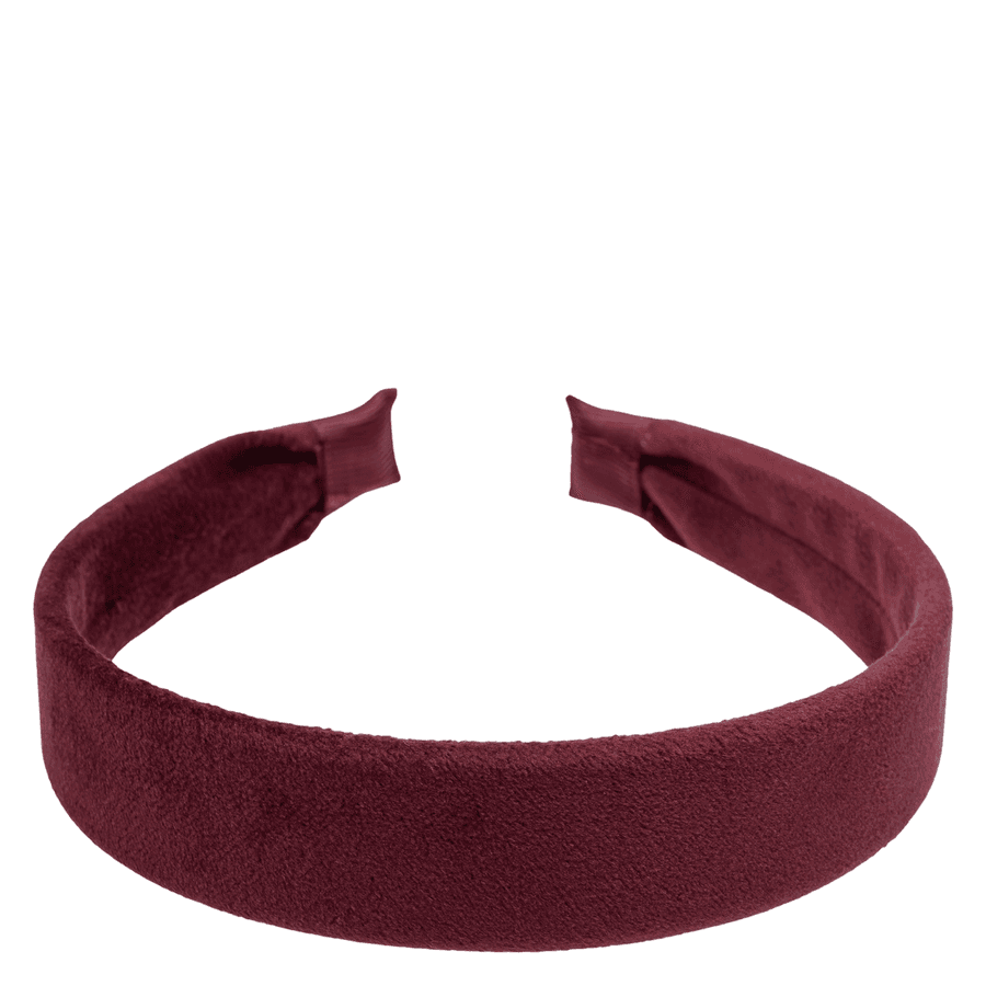 DARK Velvet Hair Band Maroon