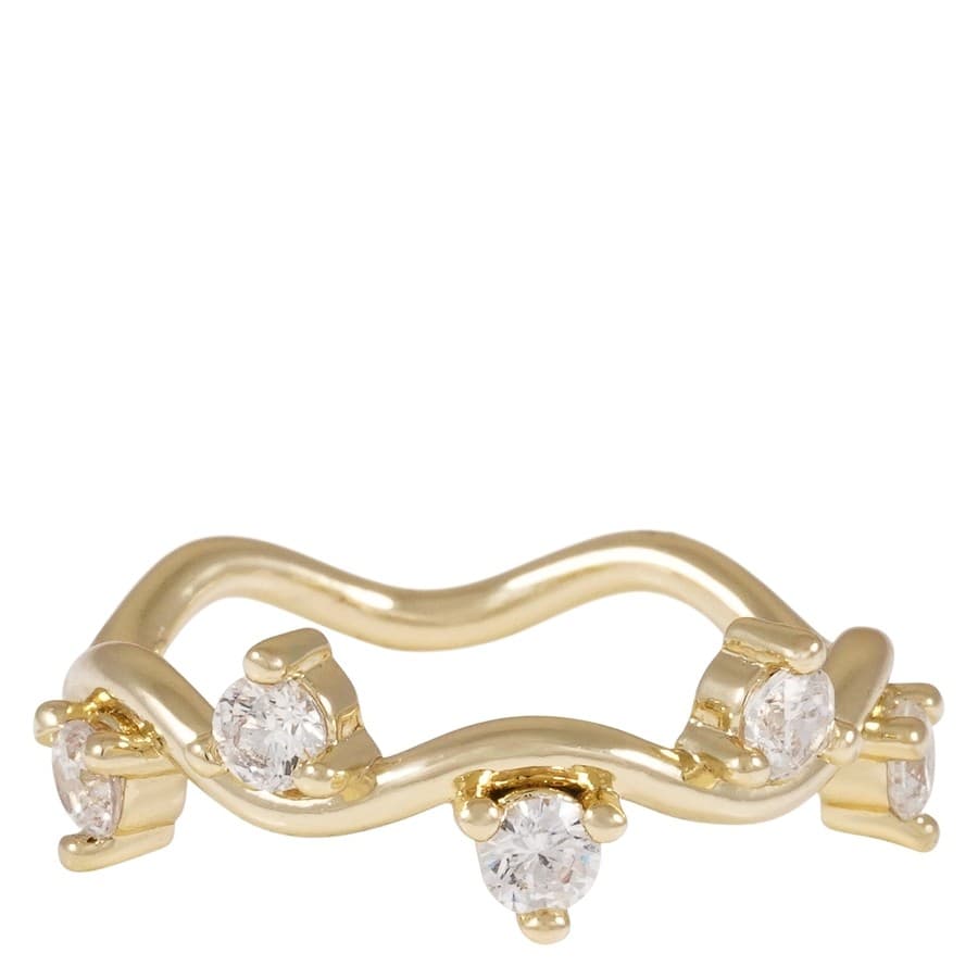 Snö Of Sweden Nisi Irregular Ring Gold Small