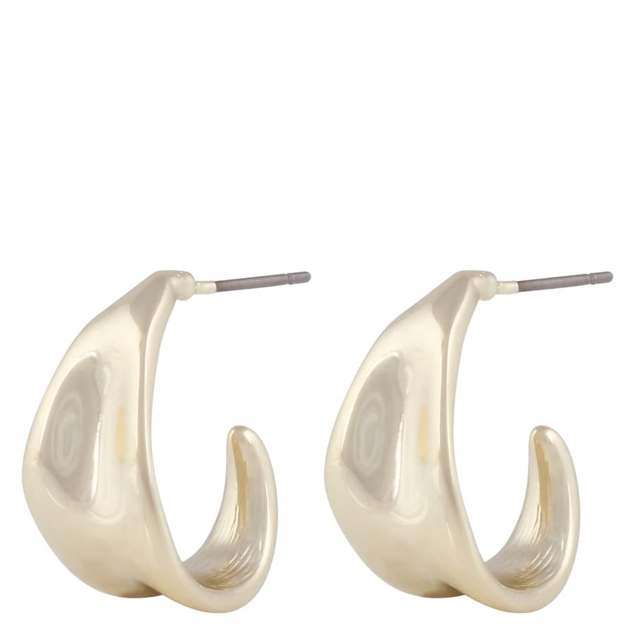 Snö Of Sweden Wave Big Ear Plain Gold Onesize