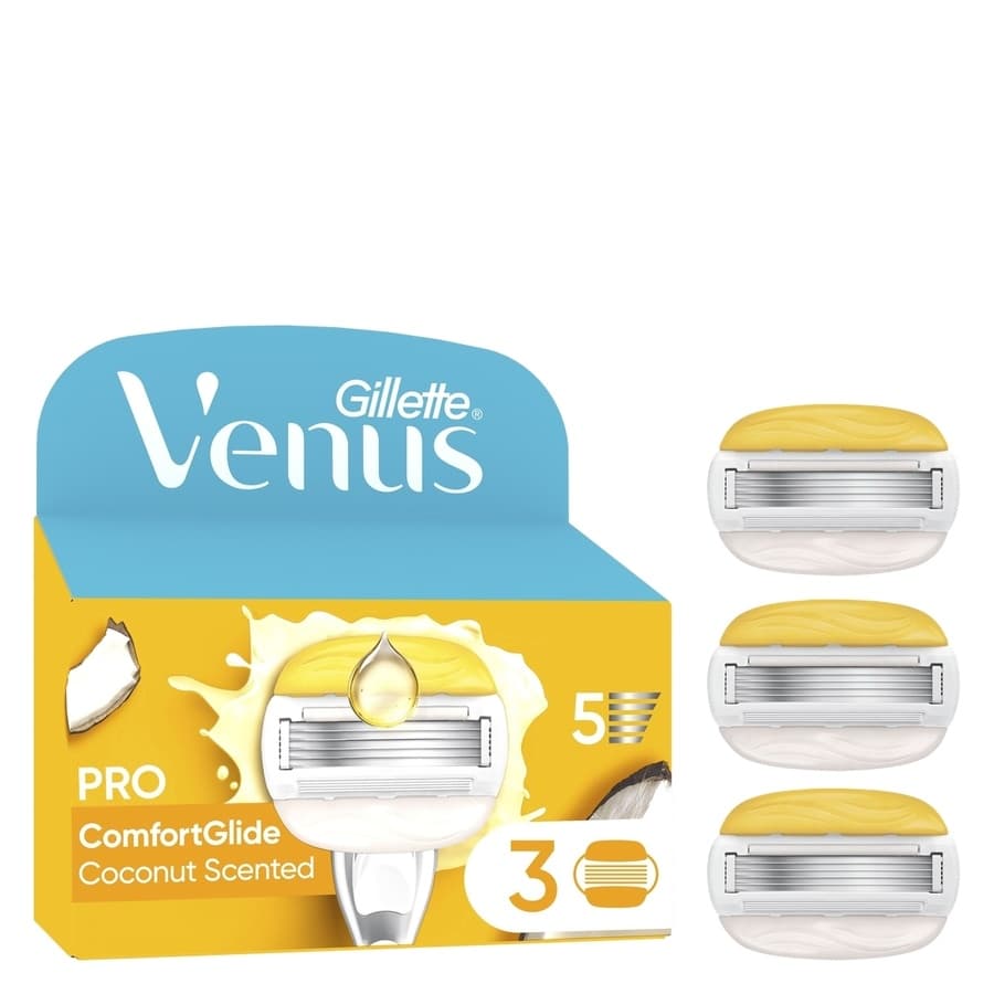 Gillette Venus Pro ComfortGlide Coconut & Olay Razor Blades 3pcs