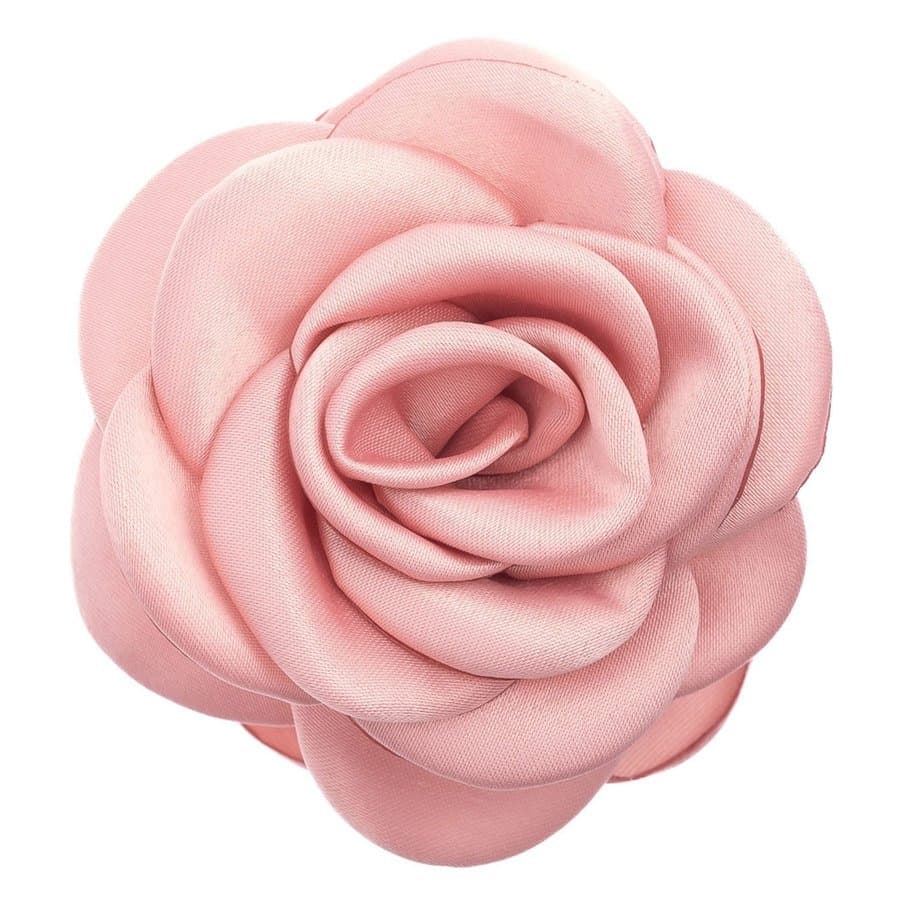 DARK Satin Rose Hair Claw – Rose