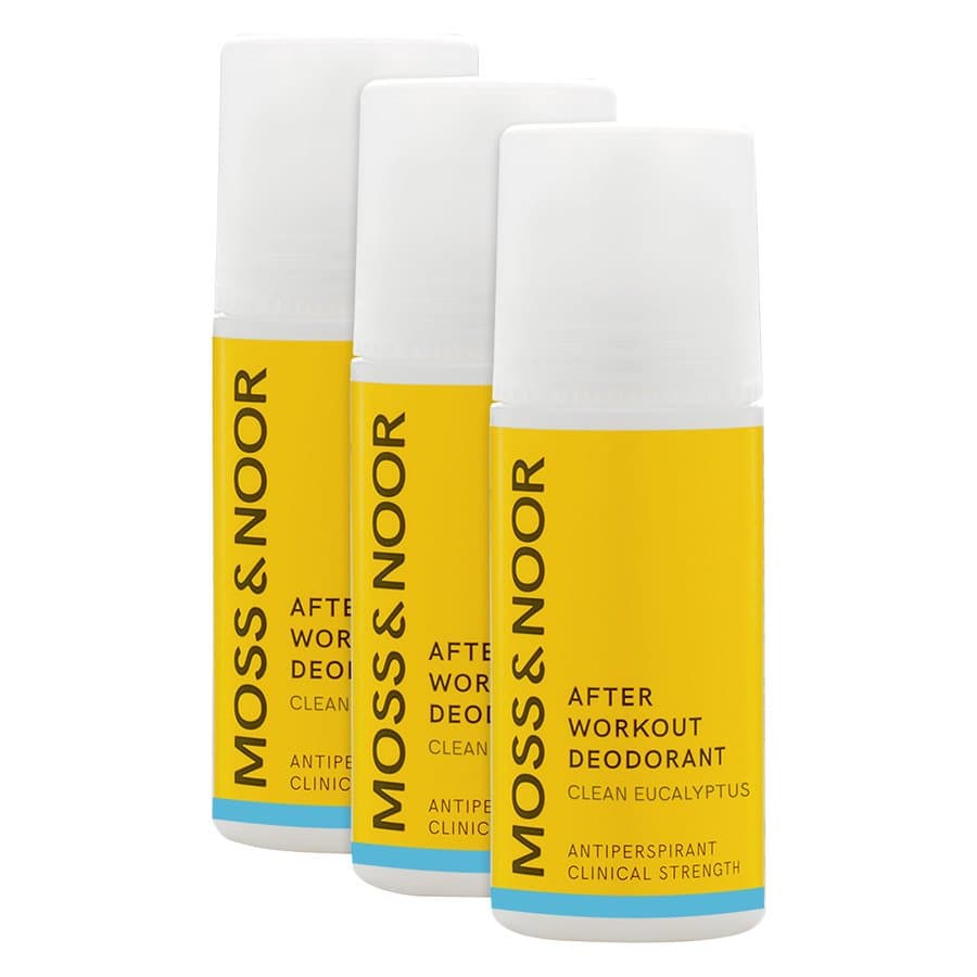 Moss & Noor After Workout Deodorant Clean Eucalyptus 3 x 60 ml
