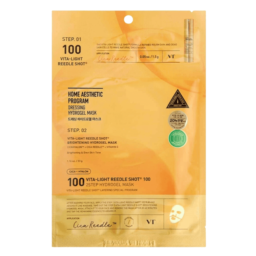 VT Cosmetics Vita-Light Reedle Shot 100 2Step Hydrogel Mask