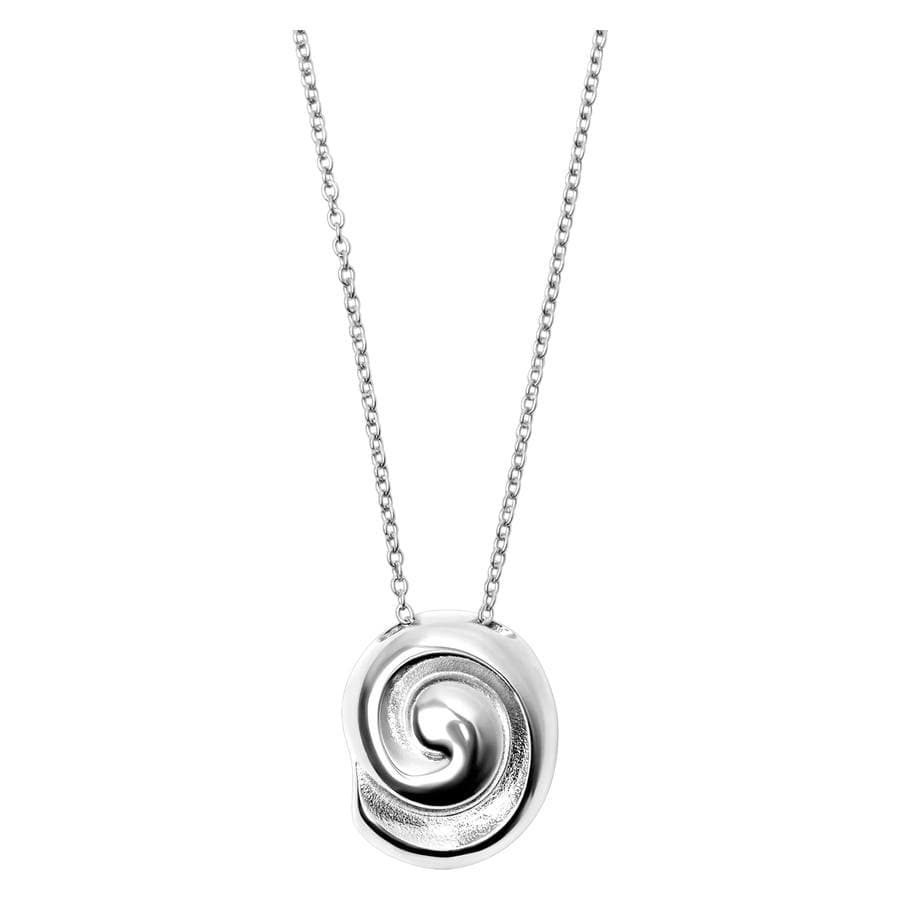 Muli Collection Swirl Necklace Silver