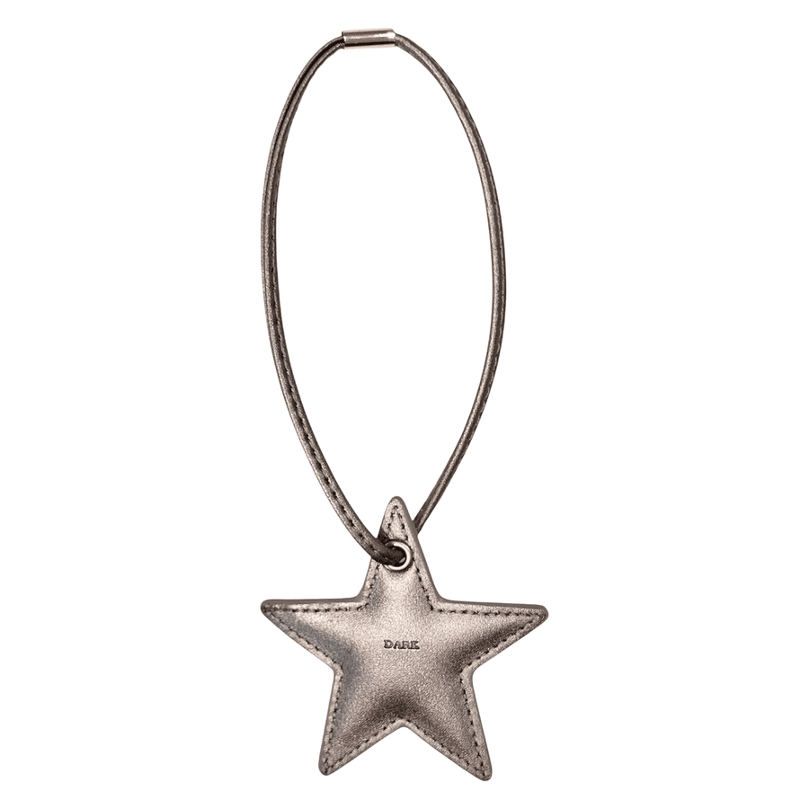 DARK Star Bag Charm Sparkled Warm Taupe
