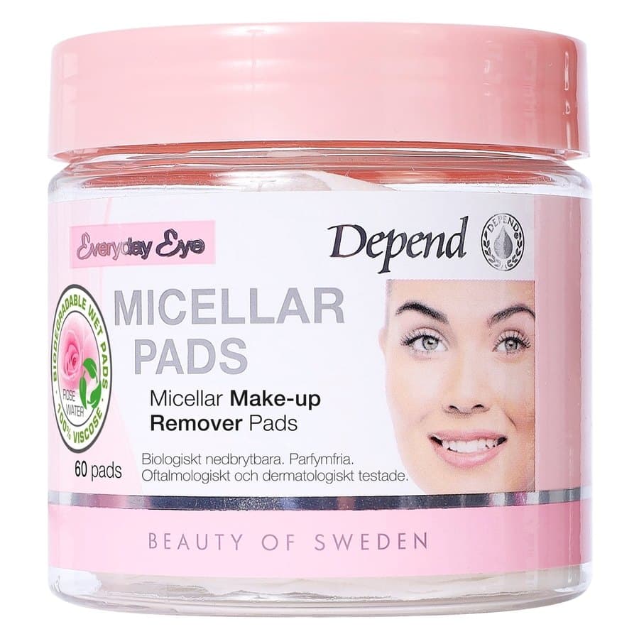 Depend Micellar Make-up Remover Pads 60 kpl