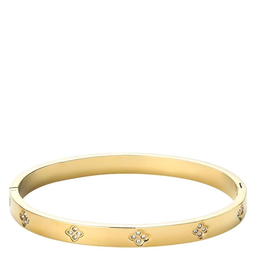 Timi Of Sweden Fiona Crystal Bangle Bracelet Gold
