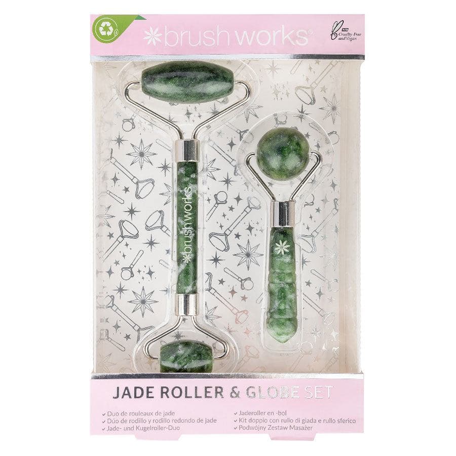 Brushworks Jade Roller & Globe Set 2 kpl