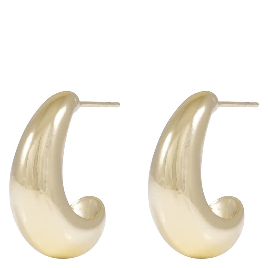 Snö Of Sweden Honey Drop Oval Earring Gold Onesize