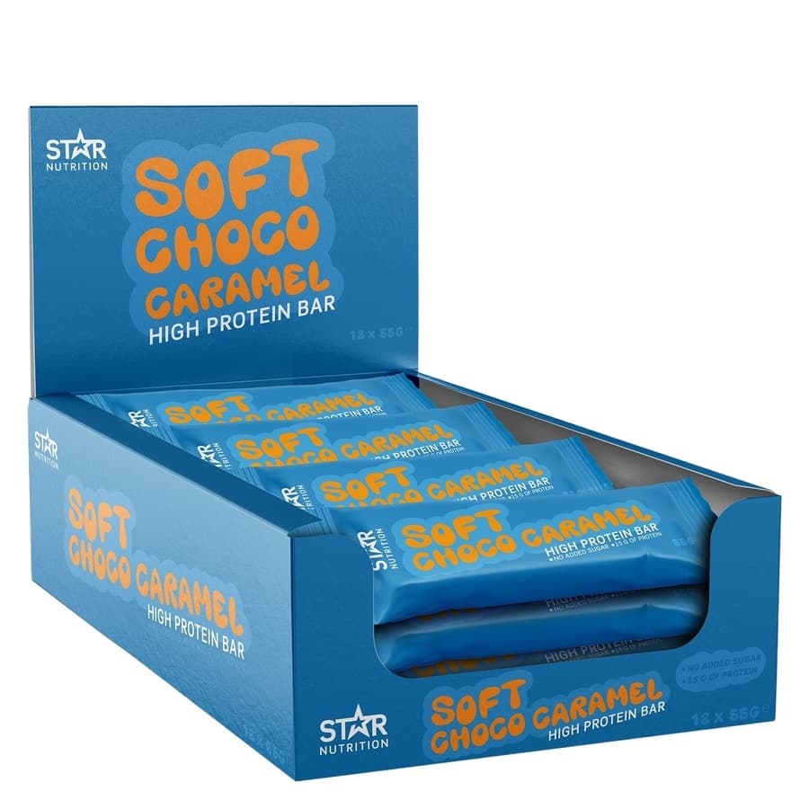 Star Nutrition Soft Protein Bar Choco Caramel 12x55g