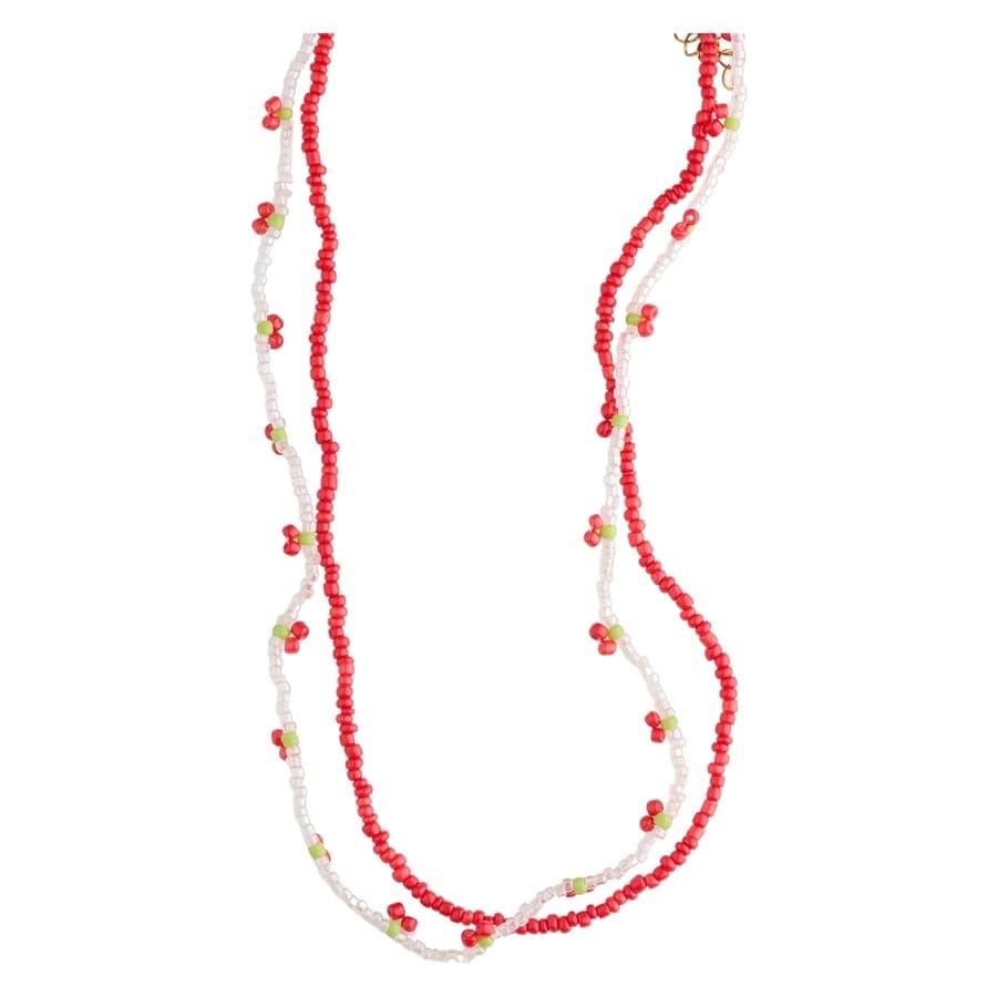 Timi of Sweden Cherry Bead Necklace Double