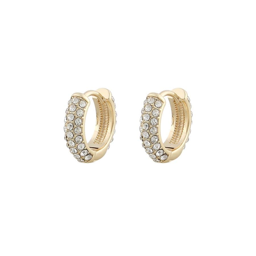 Snö Of Sweden Wednesday Small Ring Earring – Gold/Clear