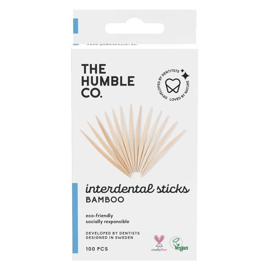 The Humble Co Bamboo Interdental Sticks 100 kpl