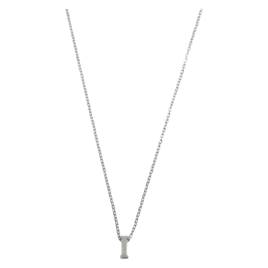 Timi of Sweden Viola Letter Necklace Stainless Steel Silver I