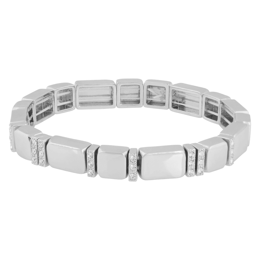 Snö Of Sweden Brick Elastic Line Crystal Brace Silver Onesize