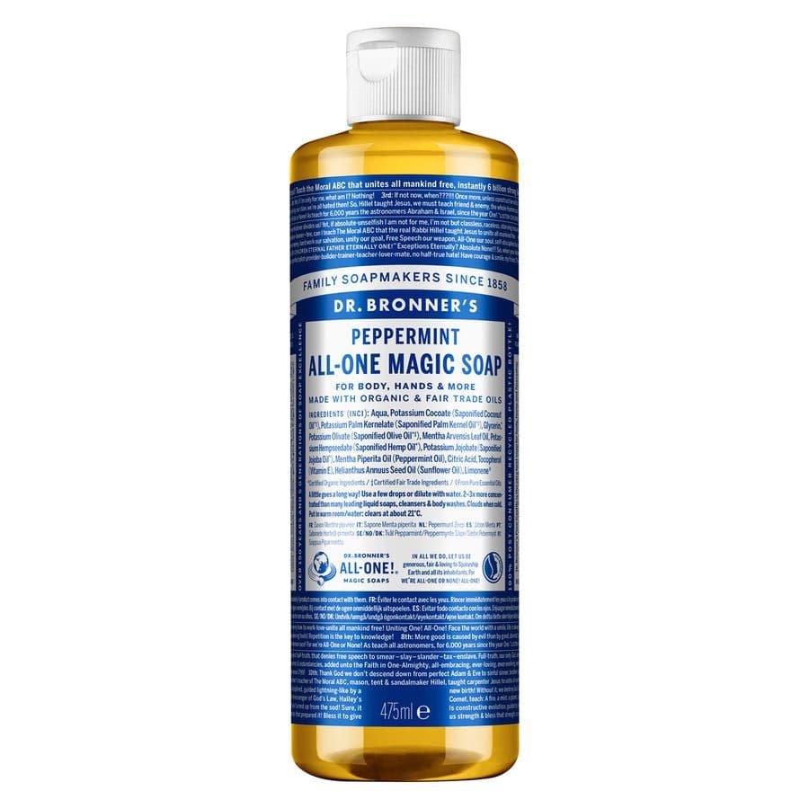 Dr. Bronner 18-In-1 Peppermint Pure Castile Soap 475 ml