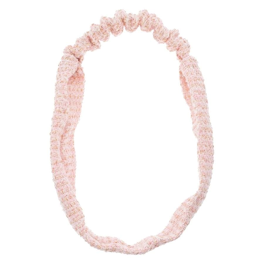 DARK Tweed Headband Light Rose