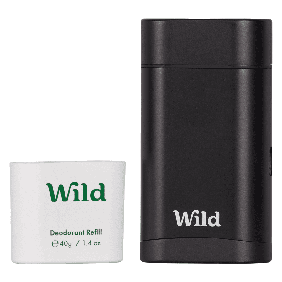Wild Black Case And Fresh Cotton & Sea Salt Deodorant Starter Pac