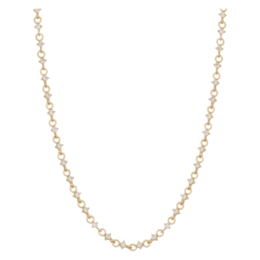 Snö Of Sweden Noctelle Crystal Neck 42 Gold Clear 42cm