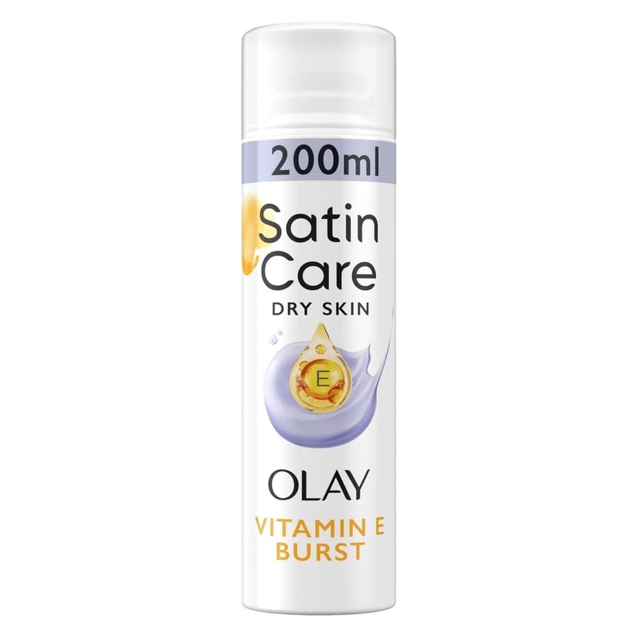 Gillette Satin Care With Olay Shaving Gel Dry Skin 200ml