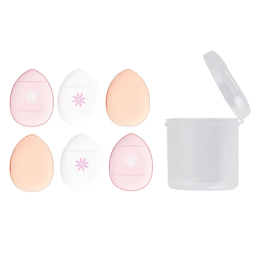 Brushworks Mini Pillow Puffs 6 kpl