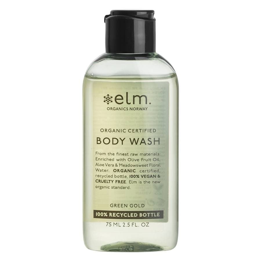 Elm Organics Green Gold Body Wash Travel 75ml