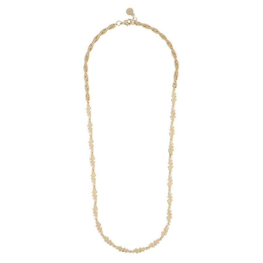 Snö Of Sweden Lauren Small Necklace 42 cm – Plain Gold