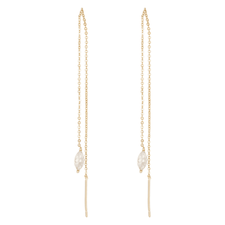 Snö Of Sweden Noctelle Chain Ear Gold Clear Onesize