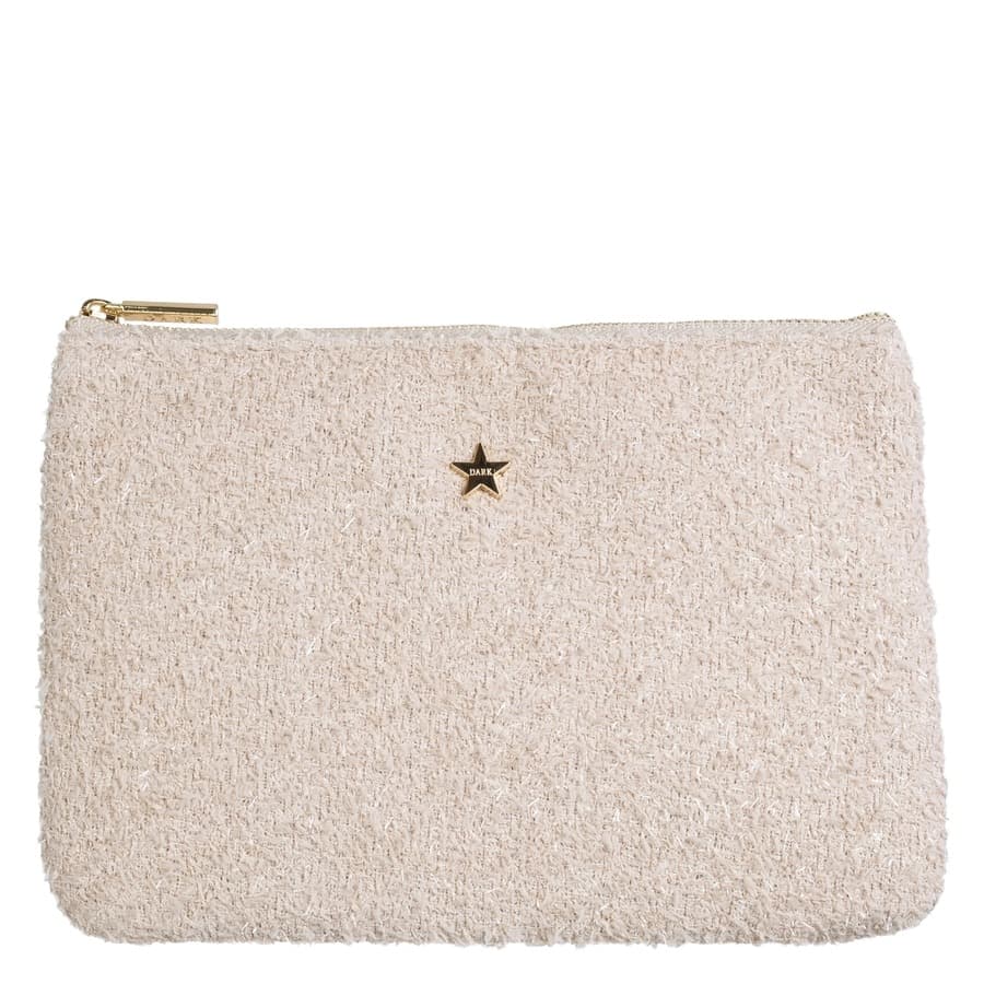 DARK Tweed Small Pouch ─ Sand